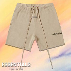 Fear of God Essentials Tan Sweatshorts